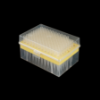 Picture of 200 μl Pipette Tips Box,  yellow, Each,  (was NZ510),  351101(1)