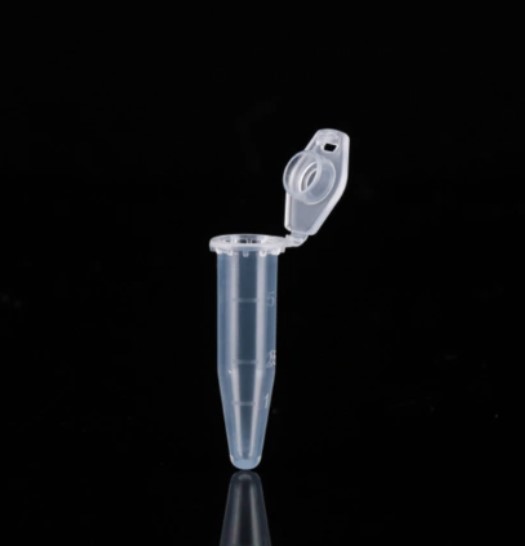 0.6 mL Microcentrifuge Tube, Clear, Conical, Sterile, 50/pk, pack 750, 605601