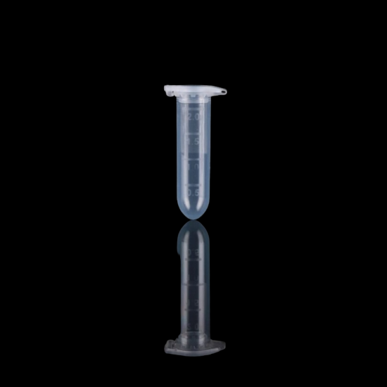 Picture of 2.0 mL Microcentrifuge Tube, Clear,  Round, Non-Sterile, 500/pk 620011