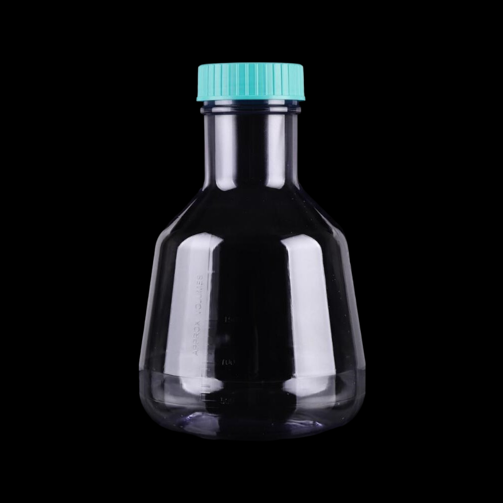 3 Liter Erlenmeyer Flask, High Efficiency, PC, Seal Cap, Sterile, 1/pk, 4/cs 786101