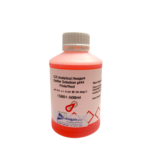 Picture of 4.0 pH buffer  500ml BPH-1040-500, BPH1040-500