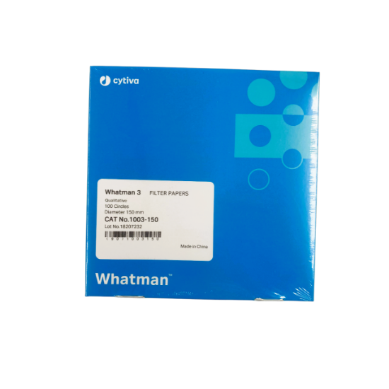 Picture of Grade 3 Qualitative Filter Paper Standard Grade, circle, 150 mm 1003-150