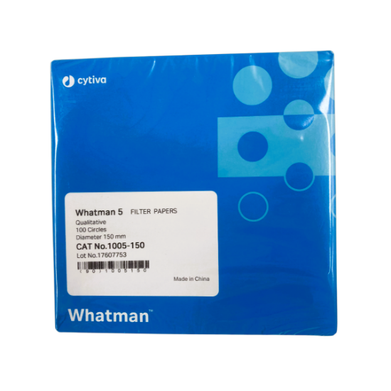 Picture of Grade 5 Qualitative Filter Paper Standard Grade, circle, 150 mm 1005-150