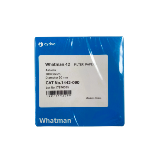 Picture of Grade 42 Ashless Filter Paper for Instrumental Analysis, 90 mm circle (100 pcs) 1442-090