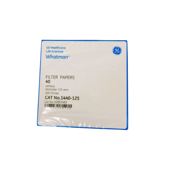 Picture of Grade 40 Ashless Filter Paper 125 mm circle (100 pcs) 1440-125