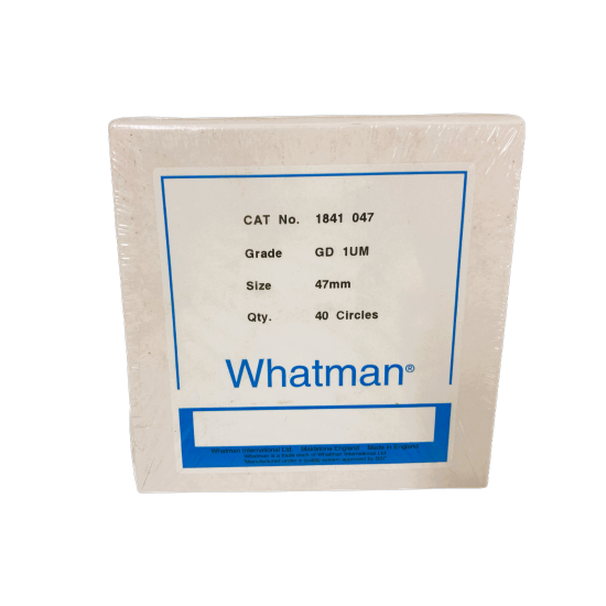 Picture of Glass Microfiber Prefilter, 1 µm particle retention rating, 47 mm circles (40 pcs) 1841-047