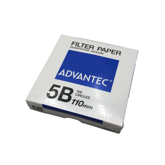 Picture of No.5B 110mm Quantitative Filter Paper Box500, Quarter fold , No.5B 110mm-F(500)
