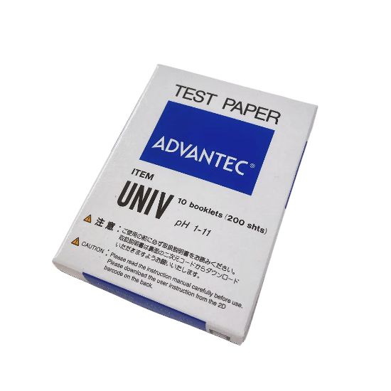 Picture of Advantec UNIVERSAL pH 1-11 PAPER  200 STRIPS,UNIV(Booklet),  UNIV (Booklet) 