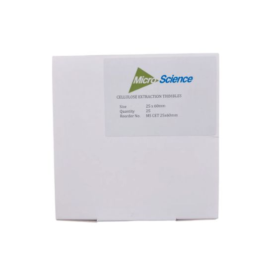 Picture of Cellulose Extraction Thimble Filters 25x60mm , MS CET25x60mm