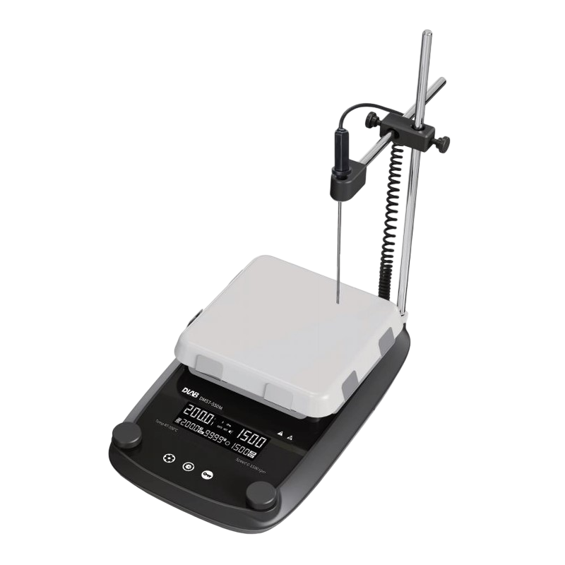 DMS7-550M package, LCD Digital-Control 7-Inch Heating Powerful Magnetic Stirrer with Timer package: Including temperature sensor and support  clamp, 8121482211