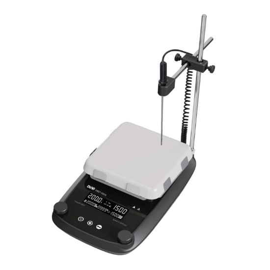 Picture of DMS7-550M package, LCD Digital-Control 7-Inch Heating Powerful Magnetic Stirrer with Timer package: Including temperature sensor and support  clamp, 8121482211