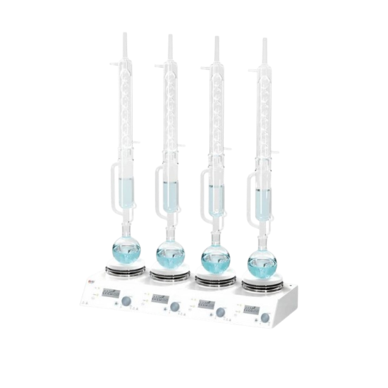 Picture of MS-H280-S4 DLAB 4-Channel Digital Magnetic Hotplate Stirrer, Aluminum cover with ceramic coating, 8030271112