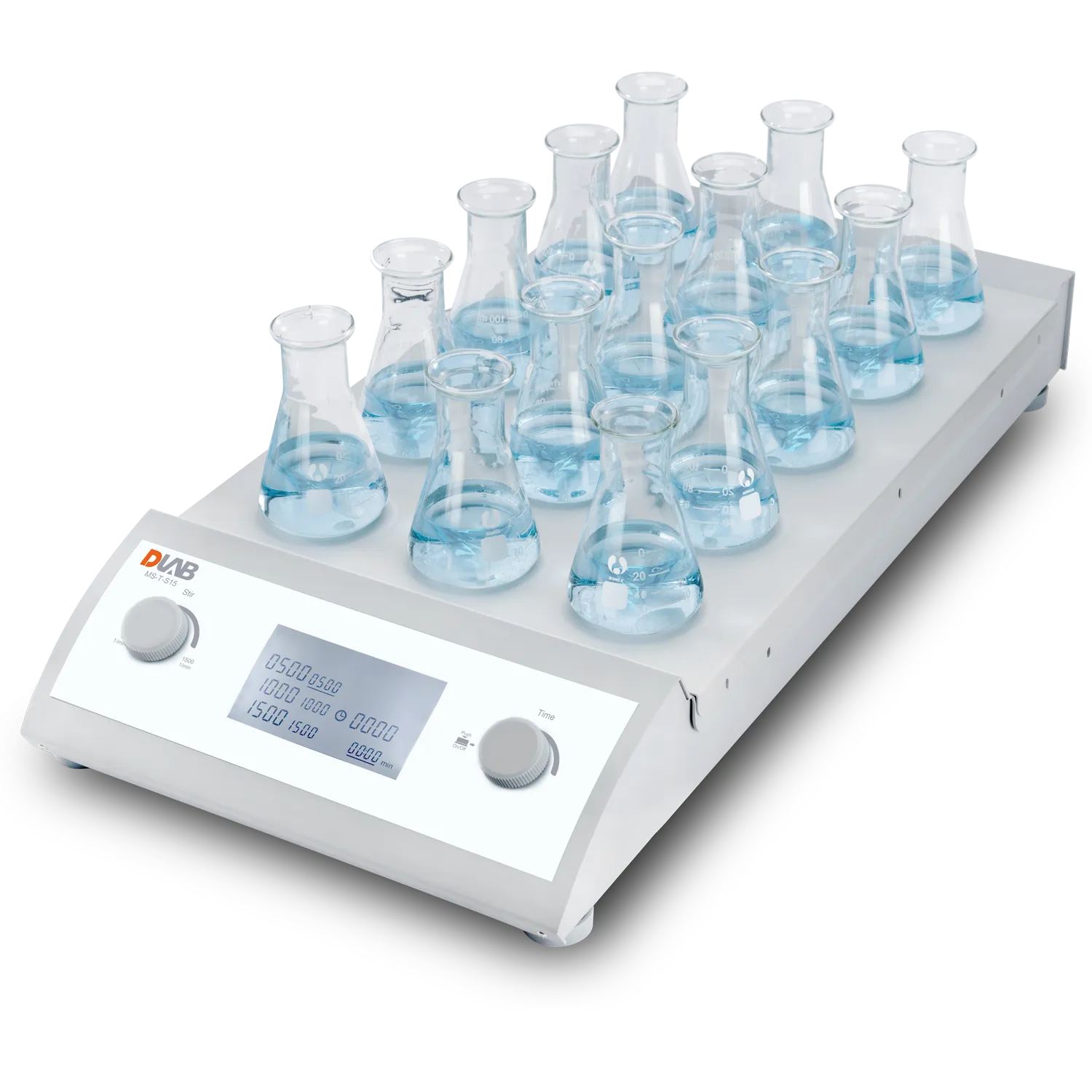MS-T-S15, 15-Channel Classic Magnetic Stirrer, Aluminium, 8030320100