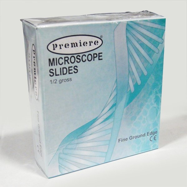 Microscope Slide, 3" X 1" Plain, Premiere, 144/GR, ZA0260