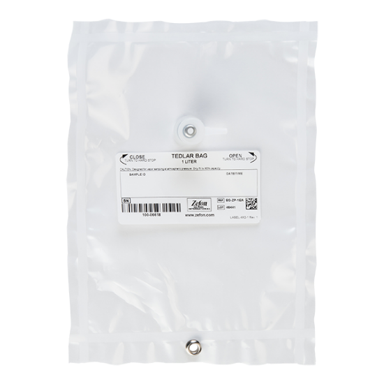 Picture of Tedlar Bag, 1 Liter,  ZP Valve, EG-ZP-1EA