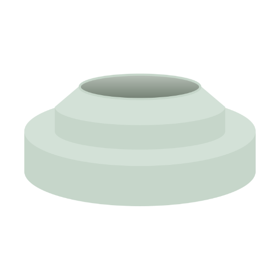 Picture of Stoppers N 20, Bromobutyl, gray, 50° shore A  702931.3