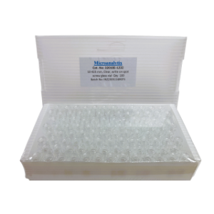 Picture of 1.5ml Clear Glass Screw Neck Vial w/Write-on Spot, 10-425mm Thread,bx100, MSV32010E-1232(100)