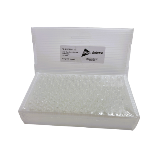 Picture of 2.0mL Clear Vial, 12x32mm, BX100, 8-425mm Thread, MSV32008-1232(100)