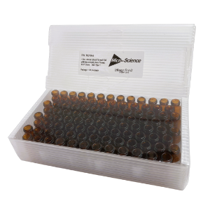 Picture of 2ml Glass Amber vials with market spot box100, MSV945