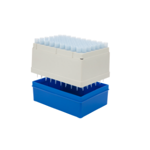 Picture of Non-conductive tips, DX, 300 µl, Non-Sterile, blue (sample tips), CASE 7776, BAKR49136-0000