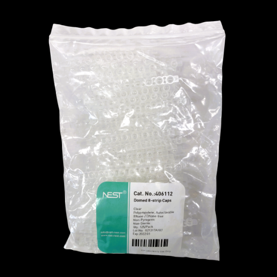 Picture of Domed 8-strip Caps, Non-Sterile, 125/pk 406112