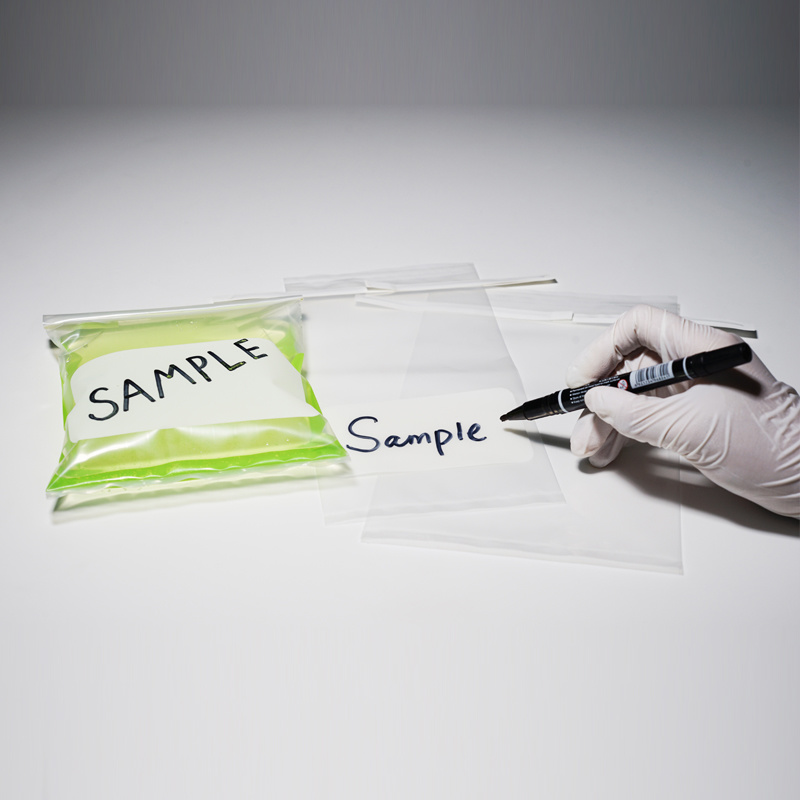 720ml Lab Sampling Bag w/o Writing Area, 229x140mm, Sterile Plain,90um, pk500, MS SOR-1800(500)