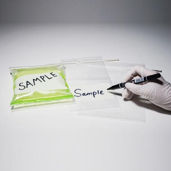 Picture of 720ml Lab Sampling Bag w/o Writing Area, 229x140mm, Sterile Plain,90um, pk500, MS SOR-1800(500)