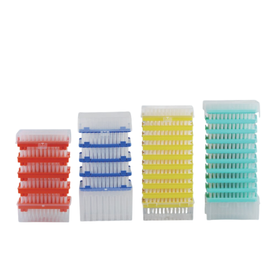 Picture of 1000 uL Universal Tips, Clear, StackableRefill, Non-Sterile, Stacked Package,  4800 pcs/case, 303081
