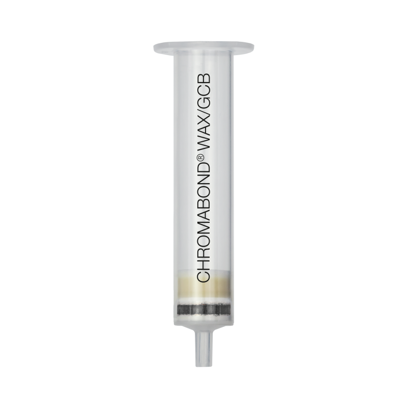 SPE column, CHROMABOND WAX/GCB, 30 µm WAX, 6 mL, 150 mg/50 mg, pk30,  7300041