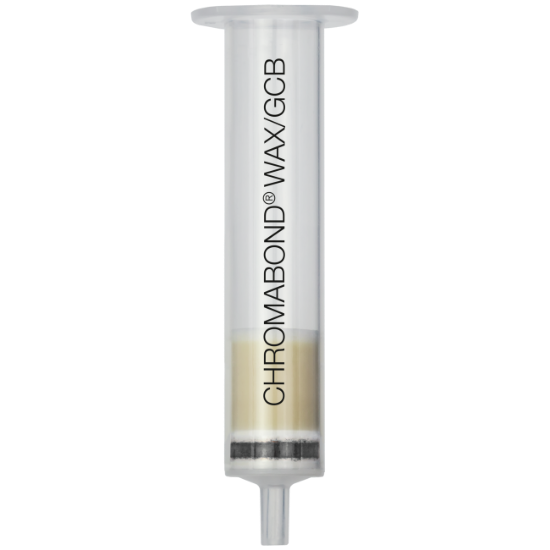 Picture of SPE column, CHROMABOND WAX/GCB, 30 µm WAX, 6 mL, 500 mg/50 mg, pk 30, 7300045