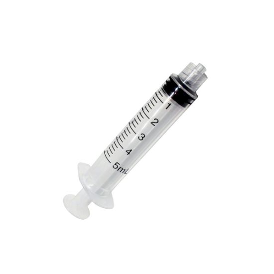 Picture of 5ml Luer Lock, Non-Sterile, 3 Piece Disposble Syringe, Case 4000, MSS3P05LLNS-4000