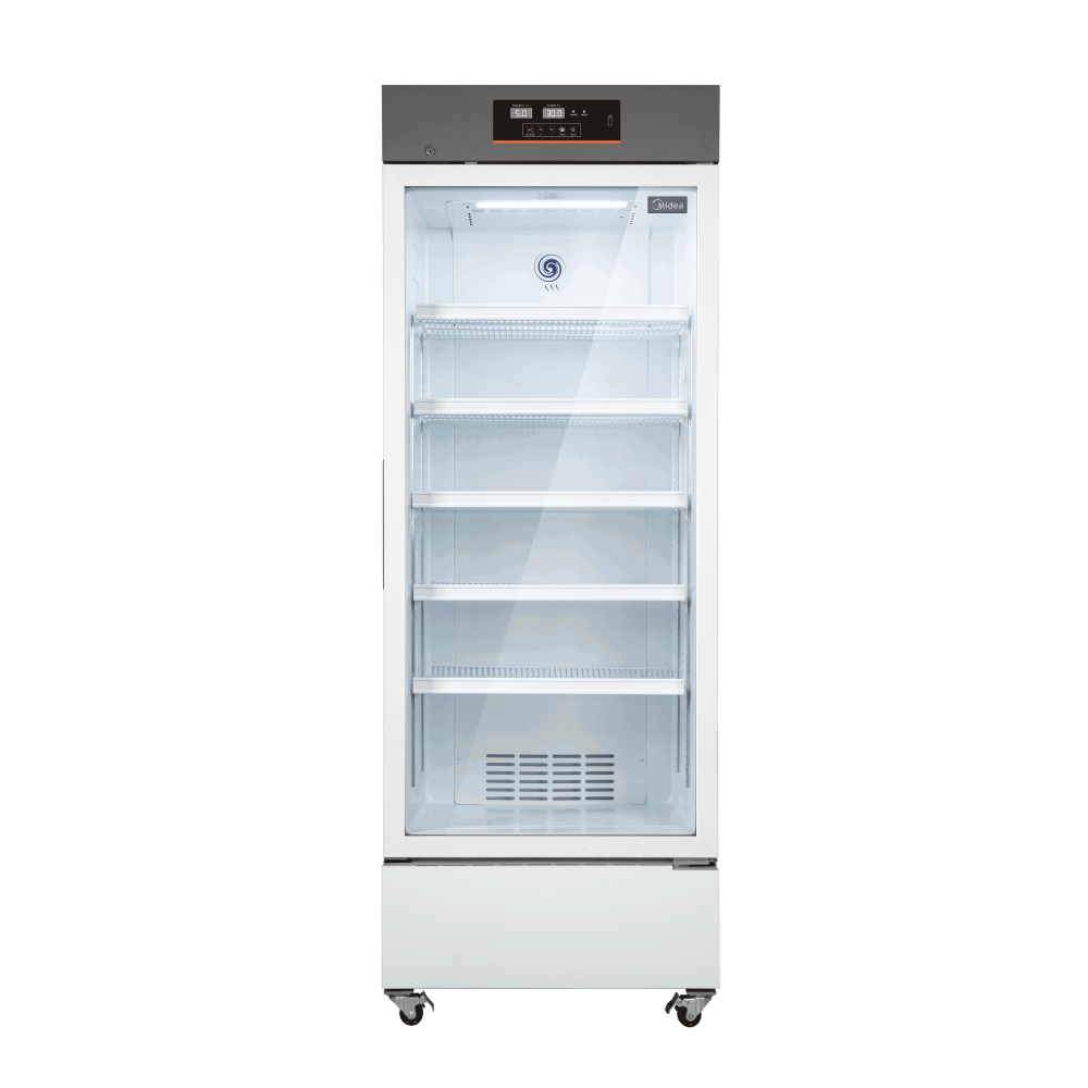 MC-5L316 Pharmacy Refrigerator, 316L, LCD Display Solid Door, 2-8⁰C Upright refrigerator